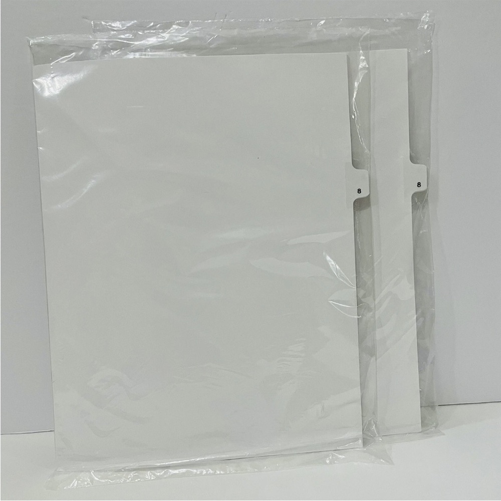 Avery Index,Ltr,Side8,25/Pk,Wht 11918 11918 - 1 Each